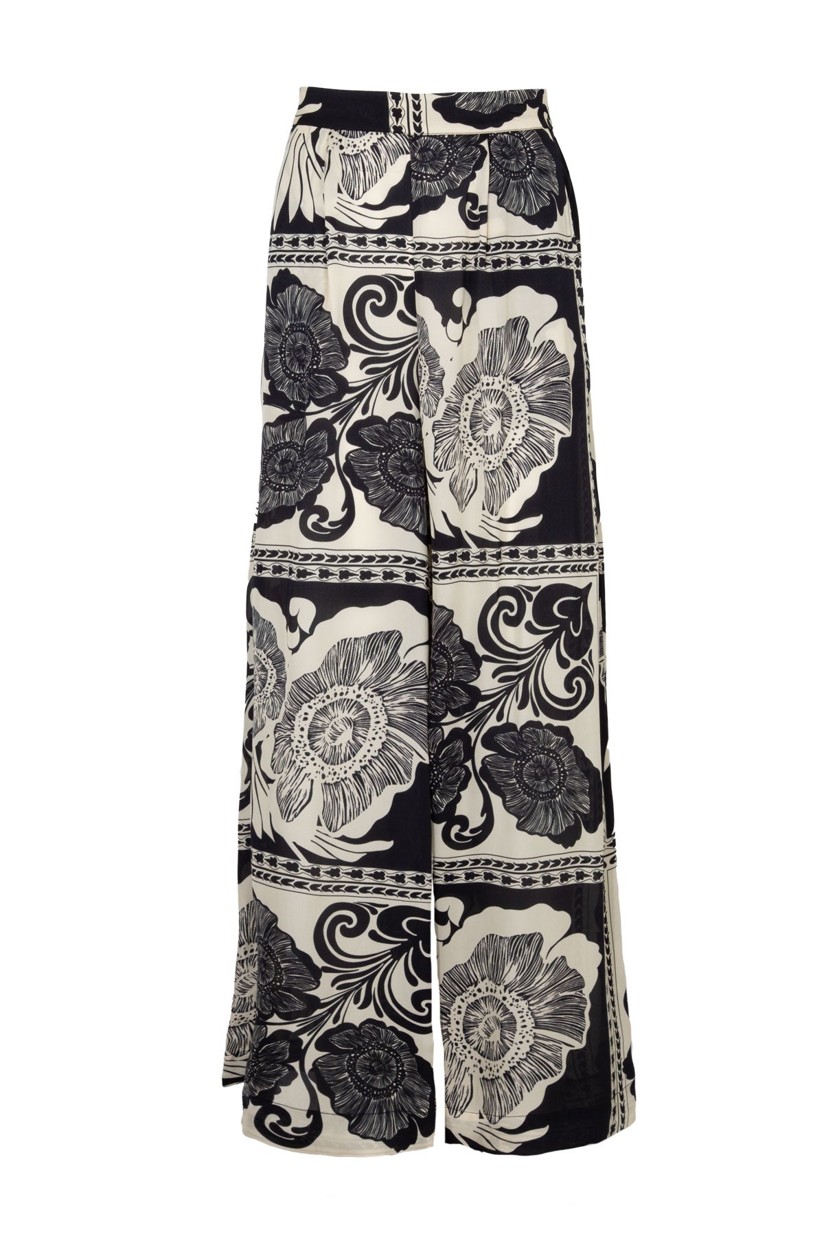 CURATE Kick Pleat Pant - Black - Magpie Style