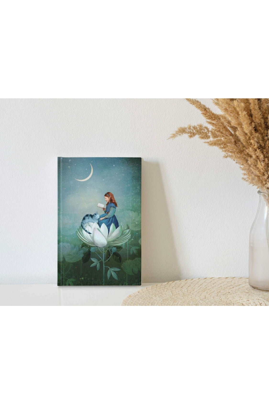 Cat & Girl - Lined Journal - Magpie Style