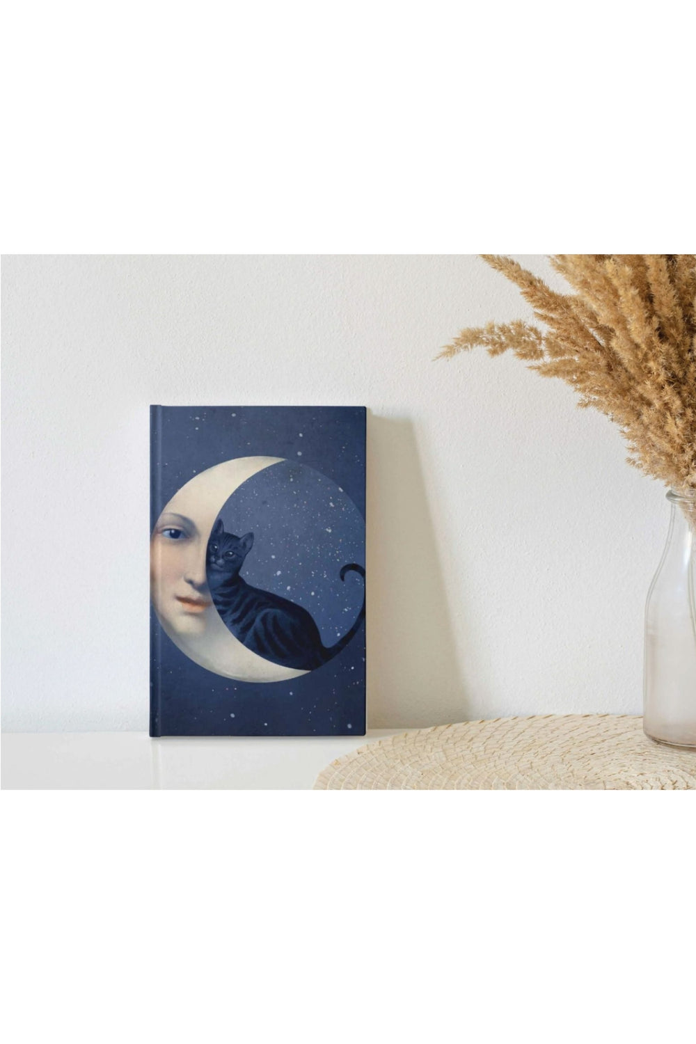 Moon Cat - Lined Journal