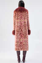 UNREAL FUR Cuvee Rose Coat - Rouge - Magpie Style