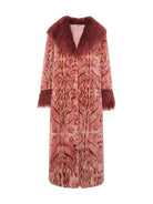 UNREAL FUR Cuvee Rose Coat - Rouge - Magpie Style