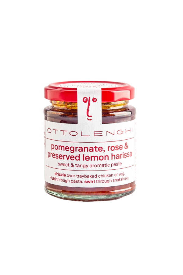 Ottolenghi Rose, Pomegranate and Preserved Lemon Harissa 170g