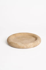 Bay Round Tray - Light Travertine