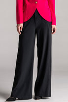 PAULA RYAN Wide Leg Pant - Black - Paula Ryan