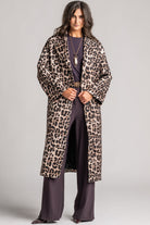 LAUREN VIDAL Pharell Wild Long Leopard Coat - Magpie Style