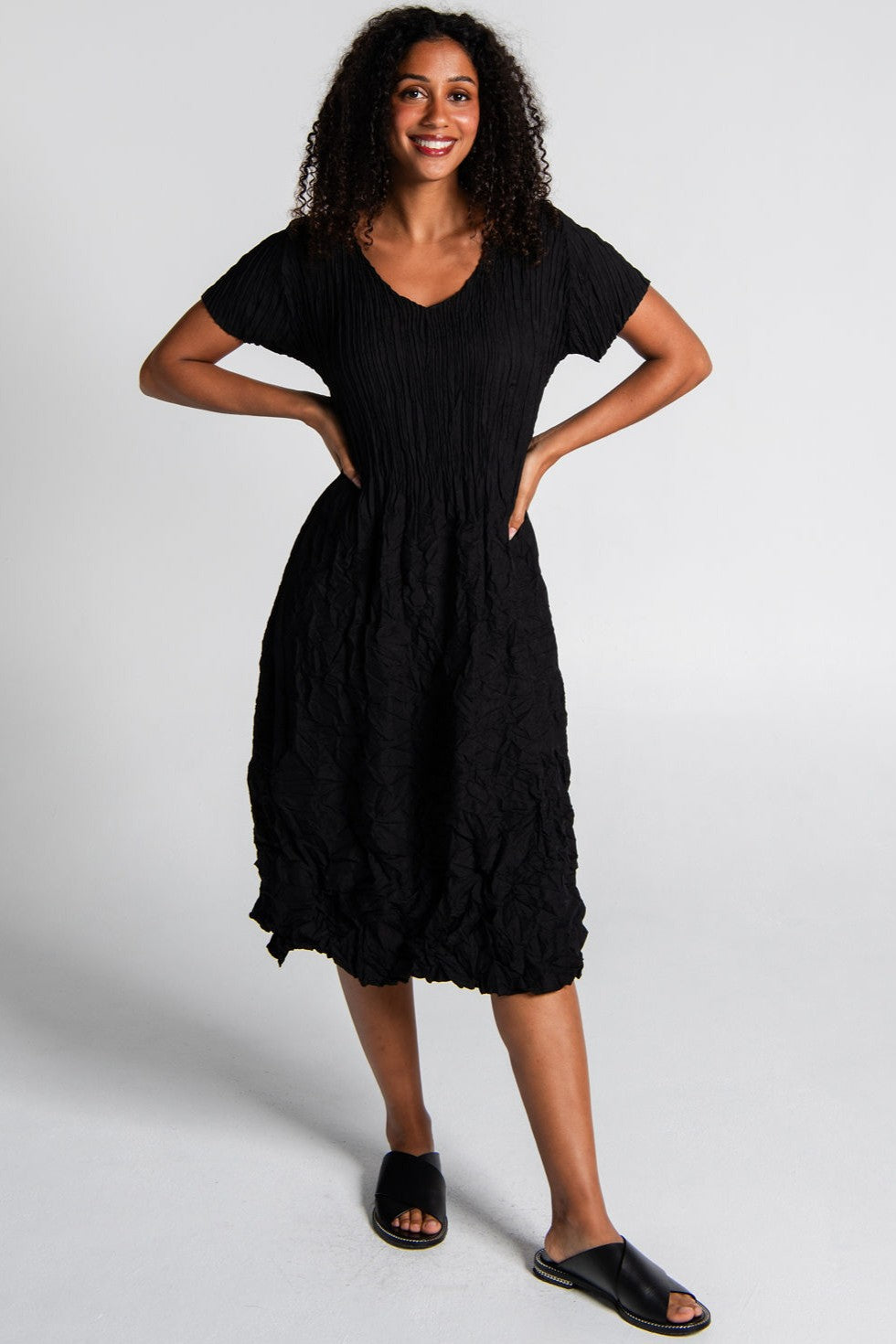 ALQUEMA Smash Dress - Black