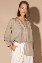 LOUGHLIN Frond Blouse - Natural - Magpie Style