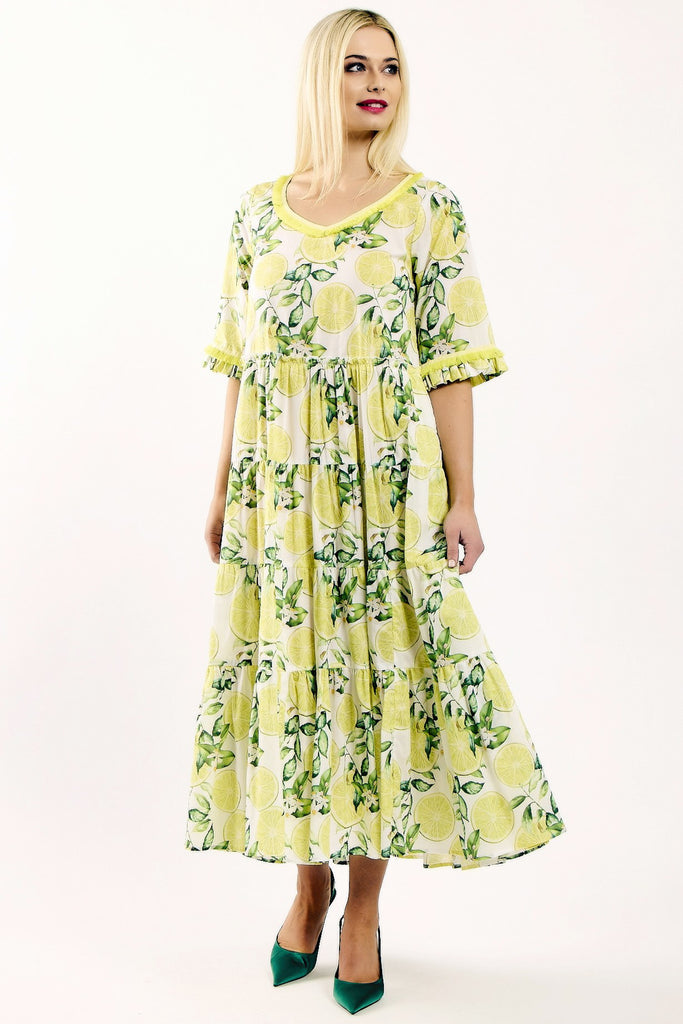 CURATE Afternoon Delight Dress - Lime - Magpie Style