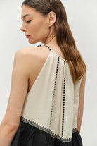 DEVOTION TWINS Kleio Long Dress - Black/Off White - Magpie Style