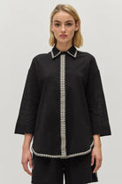 DEVOTION TWINS Gaia Shirt - Black - Magpie Style