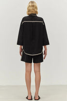 DEVOTION TWINS Gaia Shirt - Black - Magpie Style