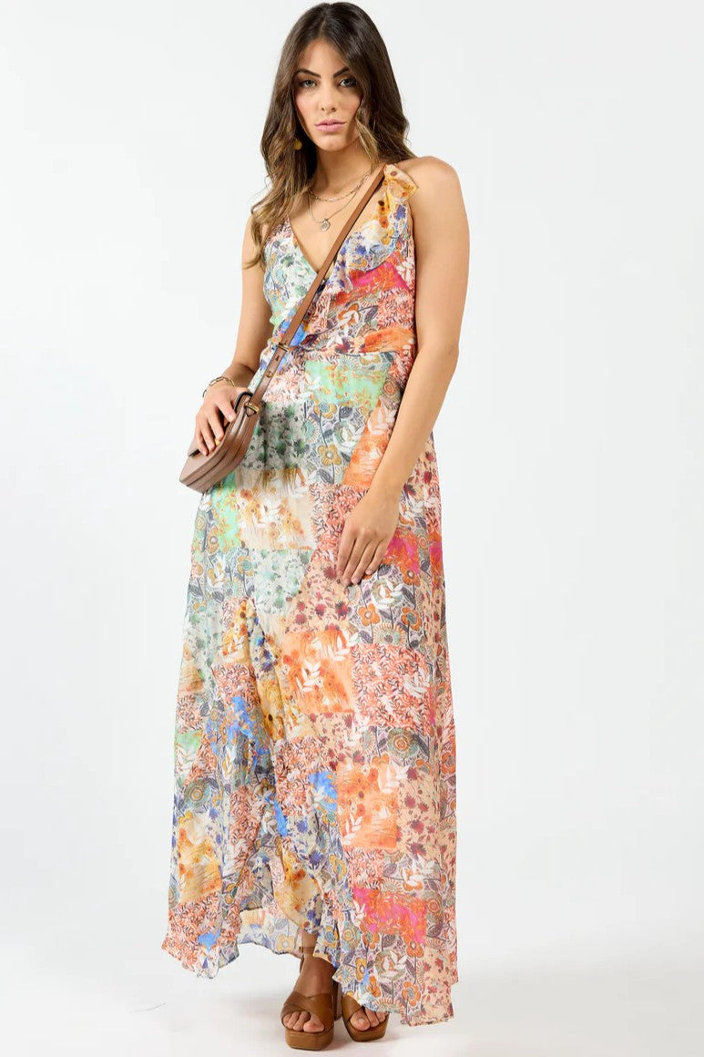 DRAMA THE LABEL Indiana Dress - Patch Print - Magpie Style