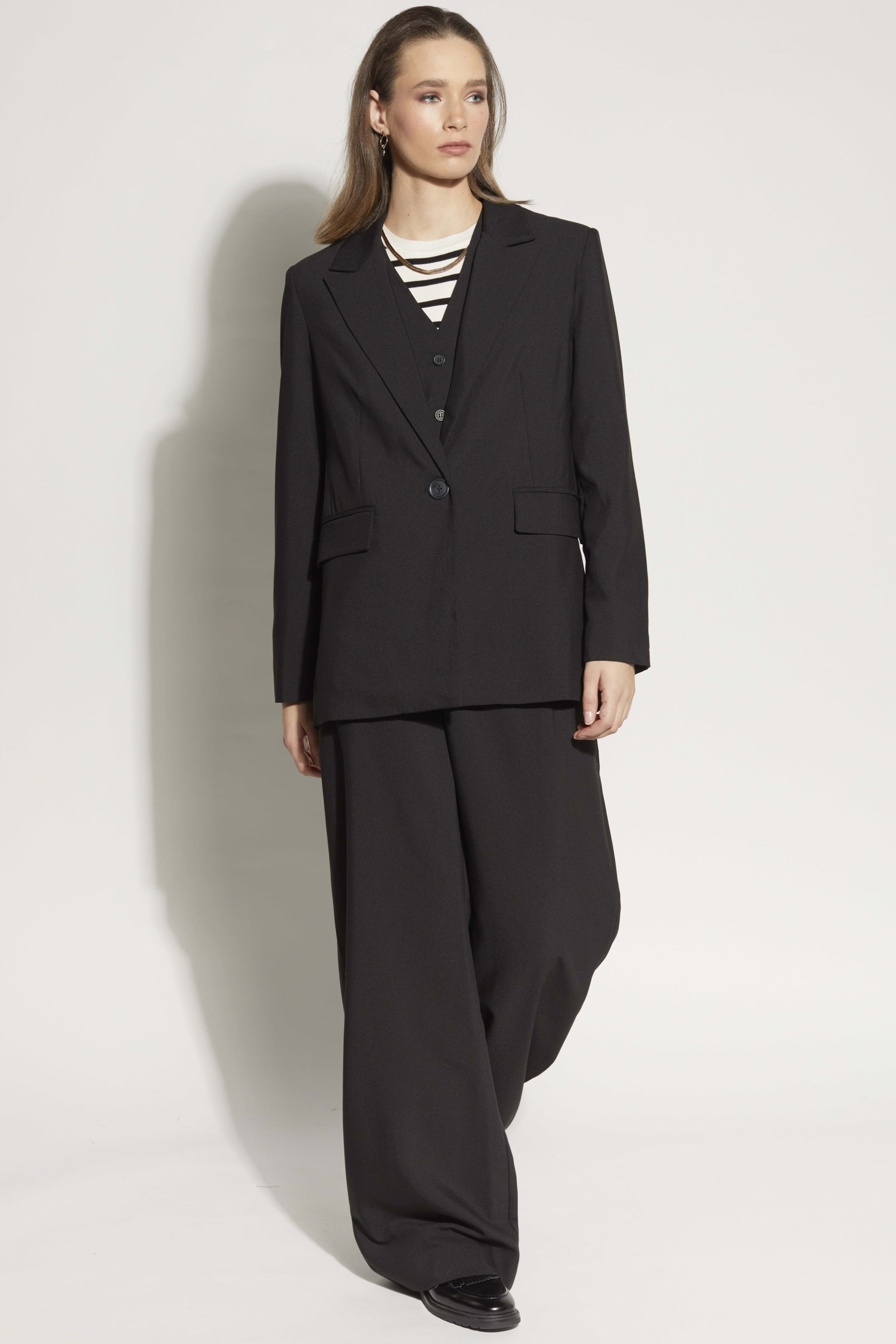 LOUGHLIN South Pant - Black - Magpie Style
