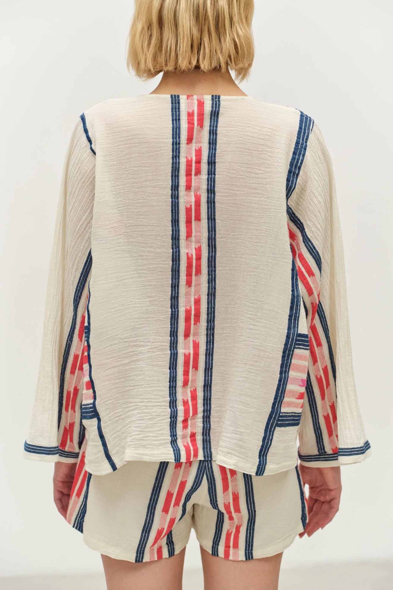 DEVOTION TWINS Dreamy Shirt - Navy/Red - Magpie Style