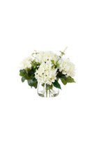 Large Hydrangea Lush Leaf - White - Magpie Style