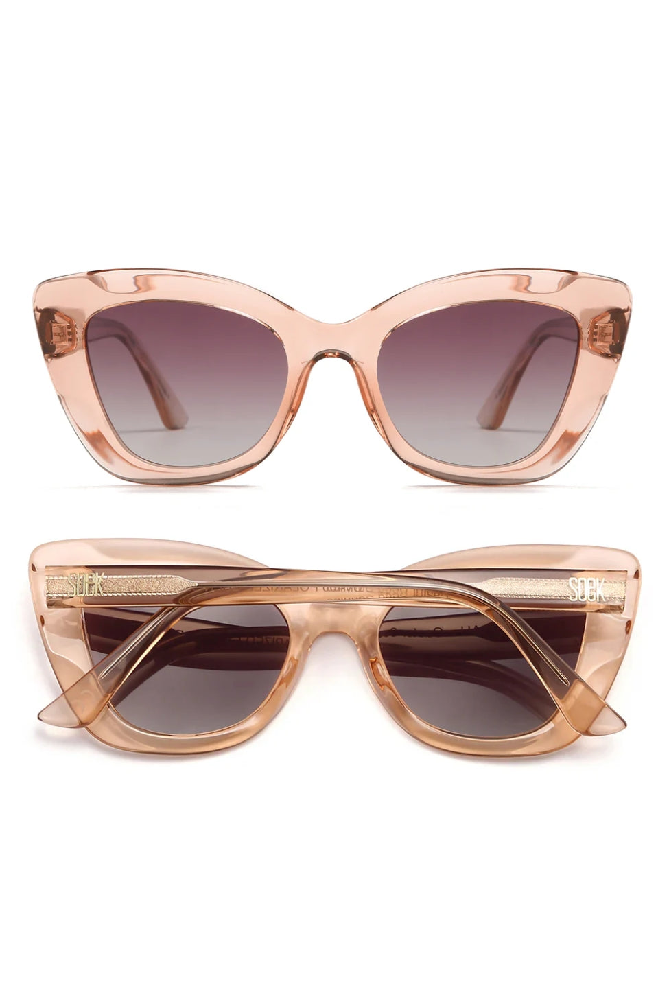 SOEK Eden Sunglasses - Crystal - Magpie Style