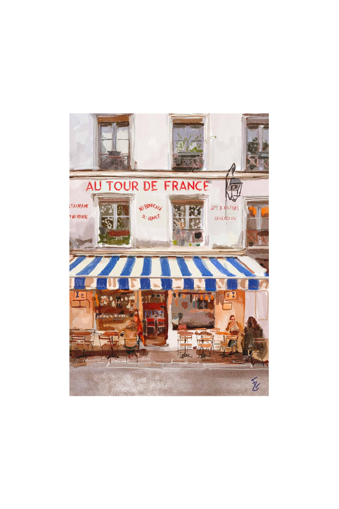 Card - French Bistro - Magpie Style