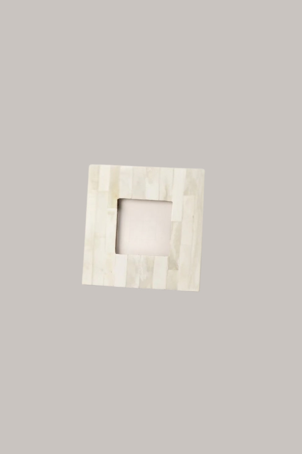 Small White Inlay Bone Frame