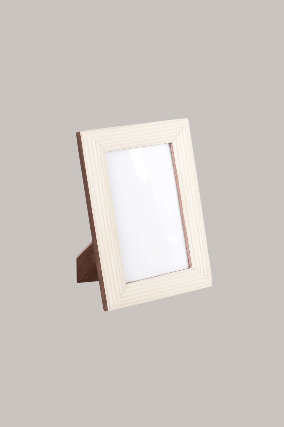 Ribbed Cream Frame 5x7 - Magpie Style