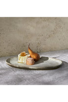 Rustic Oval Ceramic Platter - Magpie Style