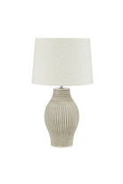 Textured Ceramic Table Lamp - Magpie Style