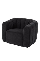 Channel Swivel Armchair - Charcoal - Magpie Style
