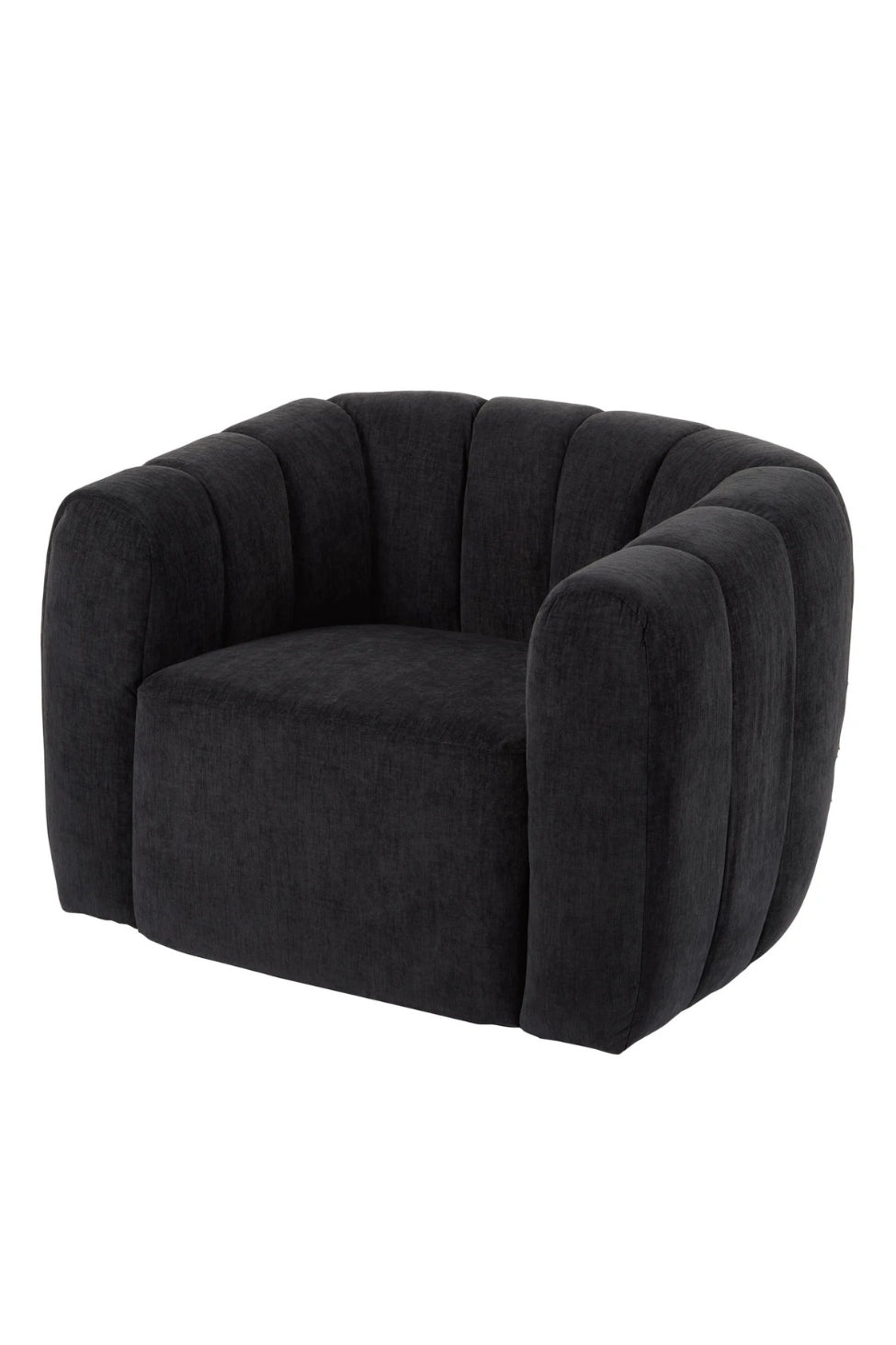 Channel Swivel Armchair - Charcoal - Magpie Style