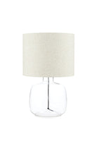 Lumiere Glass & Linen Lamp - Magpie Style
