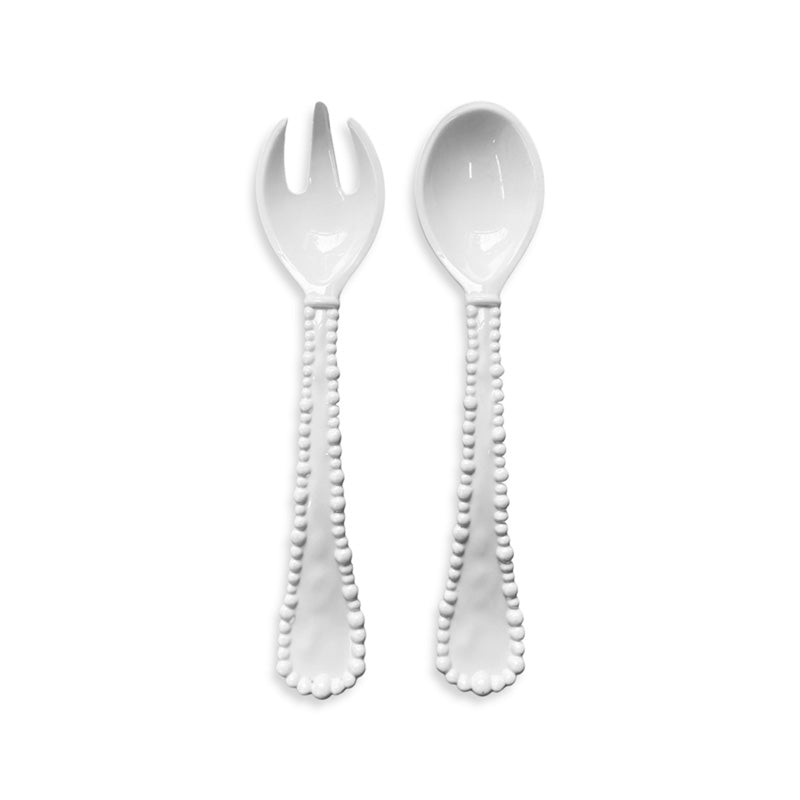 Funky Pearl Melamine Salad Servers - Magpie Style