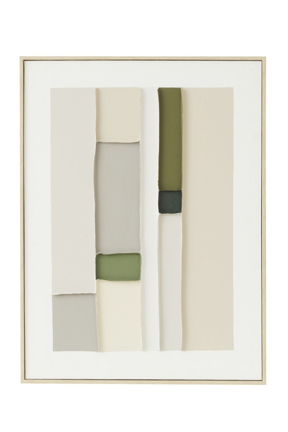 Olive Form Abstract Wall Art I - Magpie Style