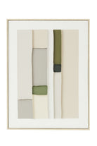 Olive Form Abstract Wall Art I - Magpie Style