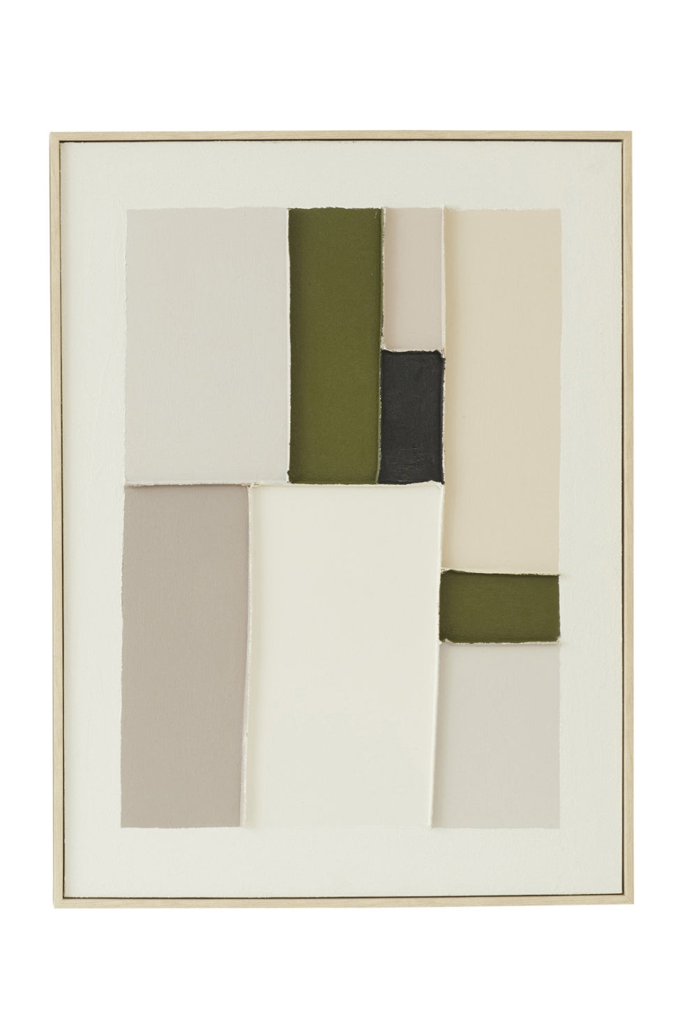 Olive Form Abstract Wall Art II - Magpie Style