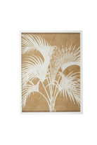 Calathea Frame Glass Print - Magpie Style