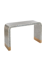 Nya Inlay Console - Steel Blue