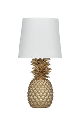 Ananas Pineapple Table Lamp w Fabric Shade