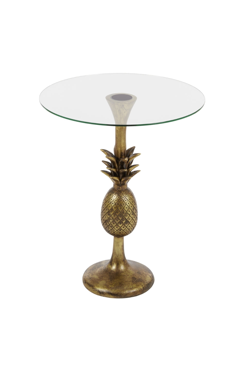Pineapple Gold Side Table