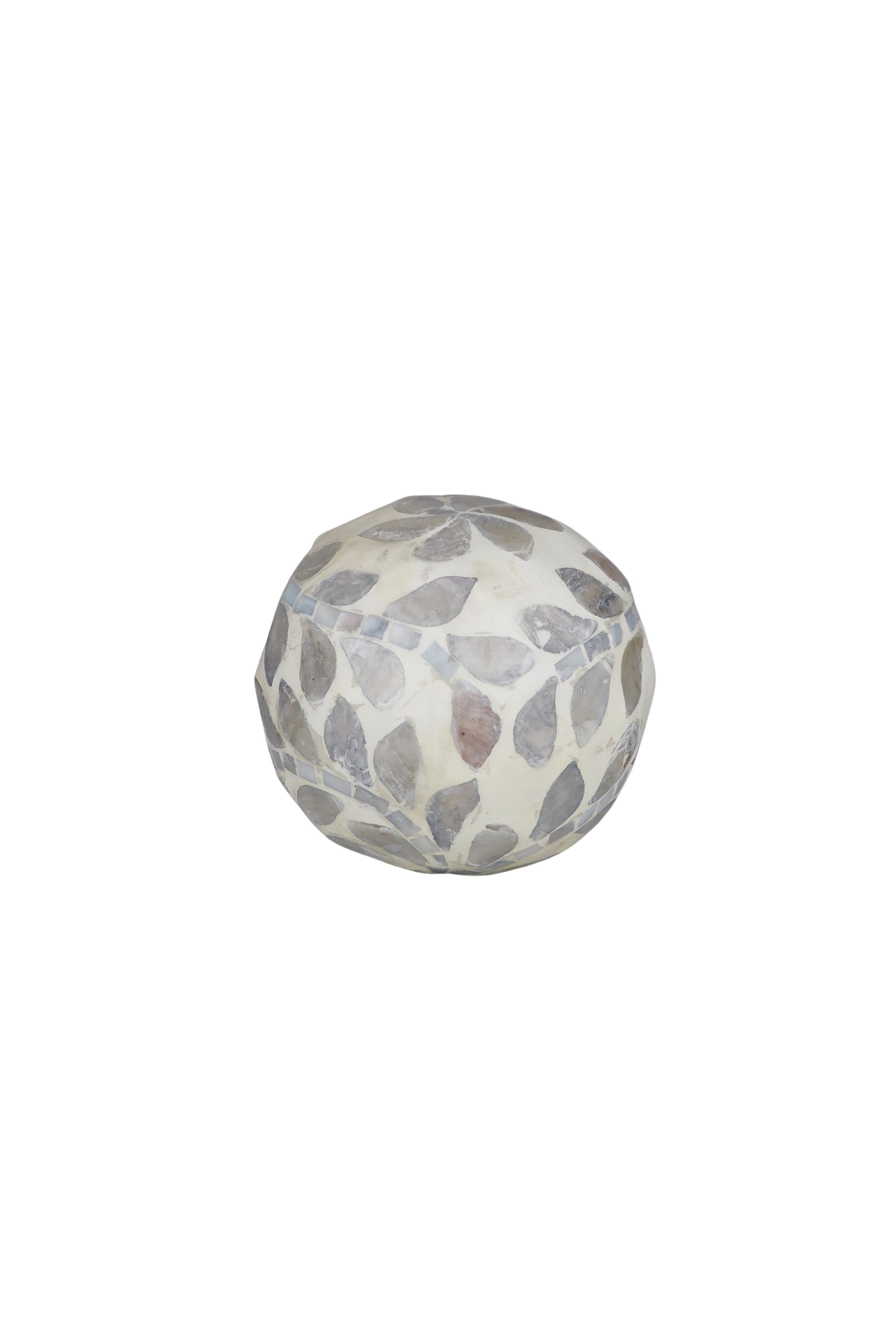 Vine Capiz Shell Inlay Ball 8cm - Magpie Style