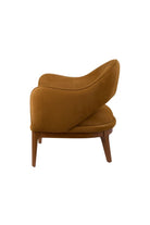 Arcadia Armchair - Mustard/Walnut - Magpie Style