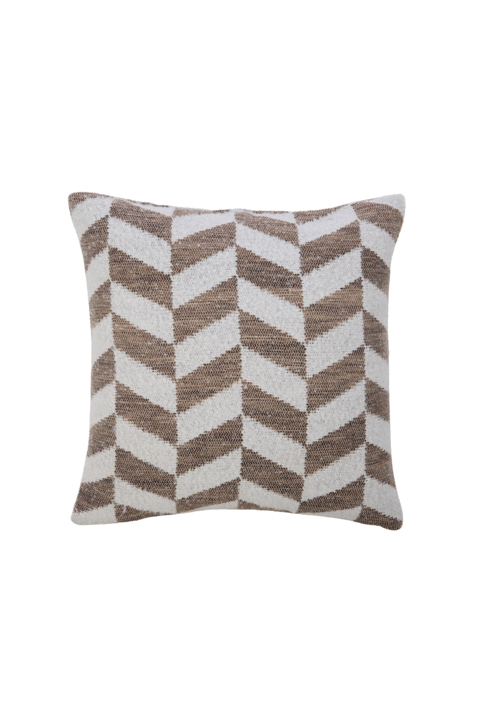 Chevron Weave Cushion - Natural & White - Magpie Style