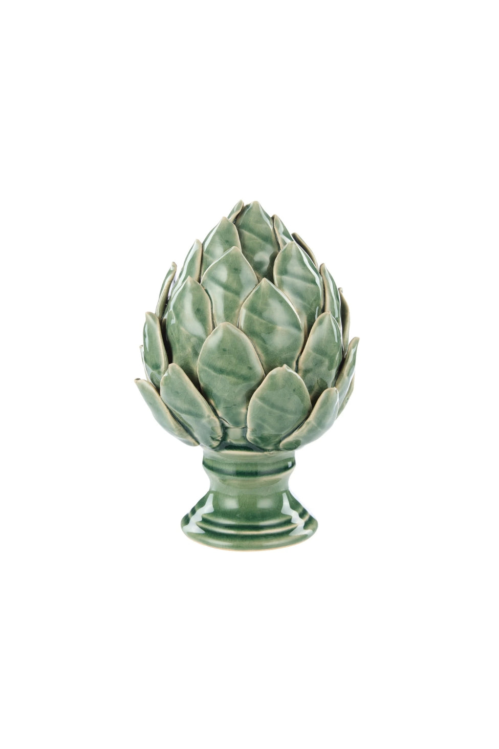 Artichoke Ornament - Green Glaze