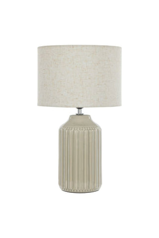 Sol Lamp with Linen Shade