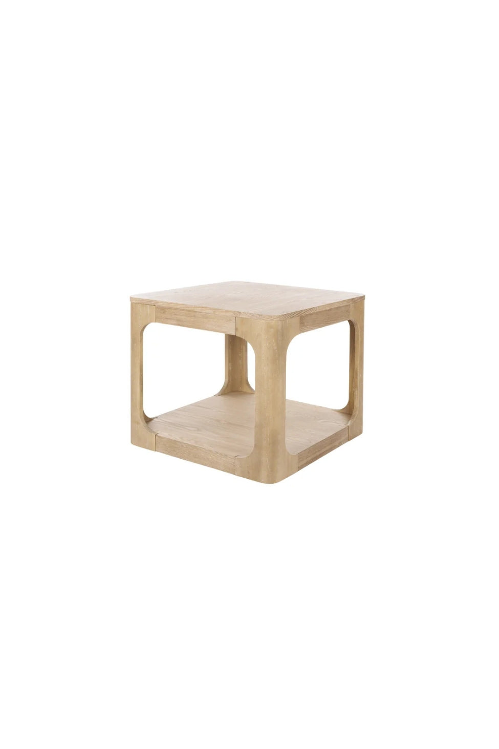 Open Frame Side Table Natural
