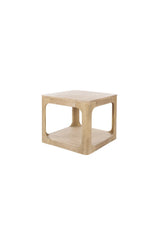 Open Frame Side Table Natural