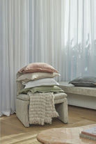 Ivory Waffle Textured Throw - Magpie Style