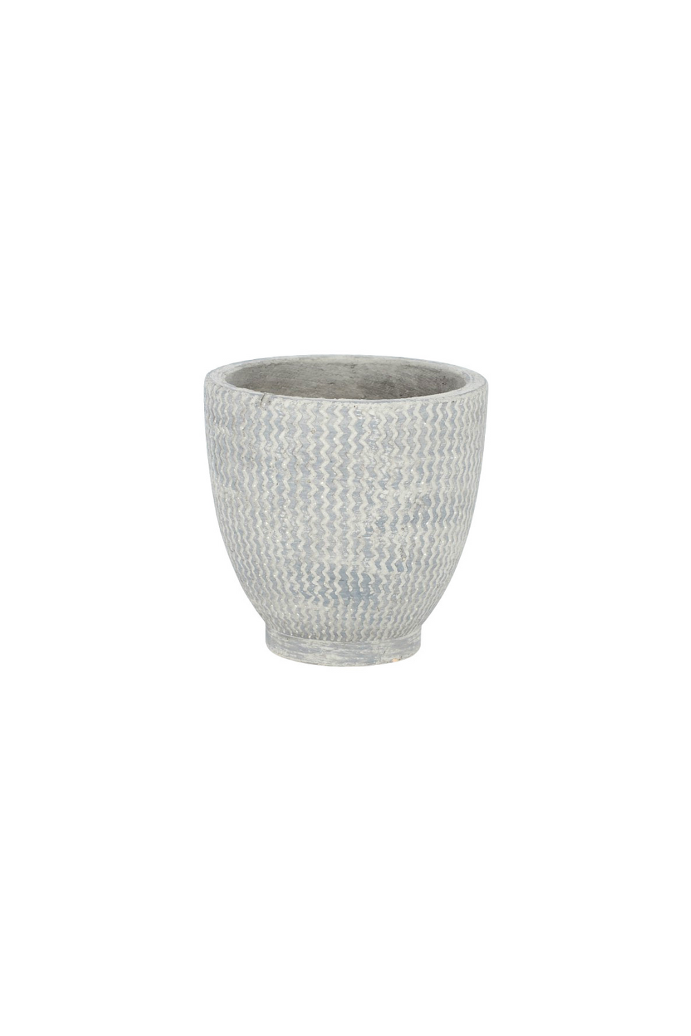 Husk Ceramic Pot - Grey