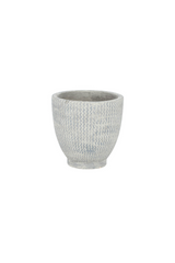Husk Ceramic Pot - Grey
