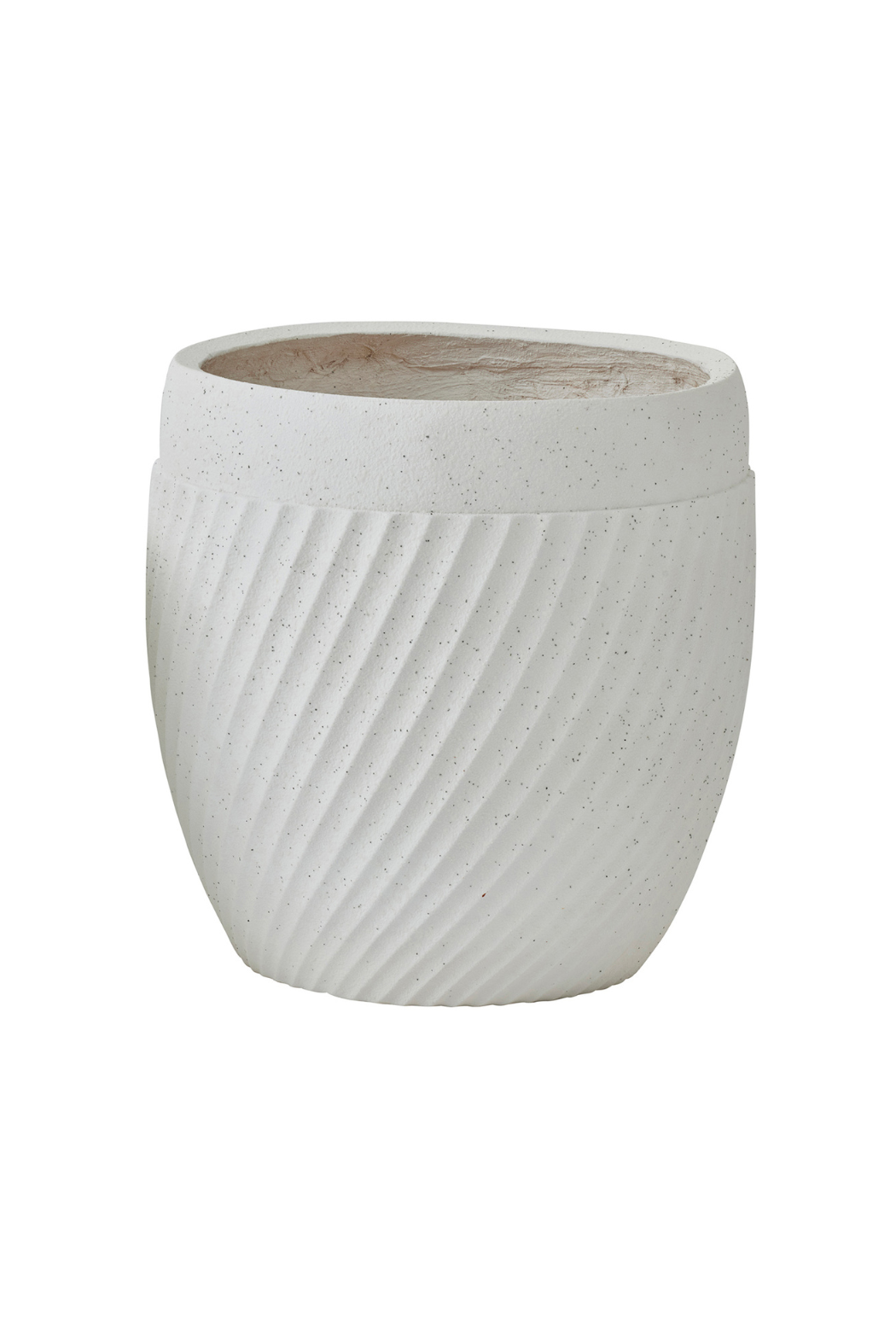 Large Coli Composite Pot - White - Magpie Style