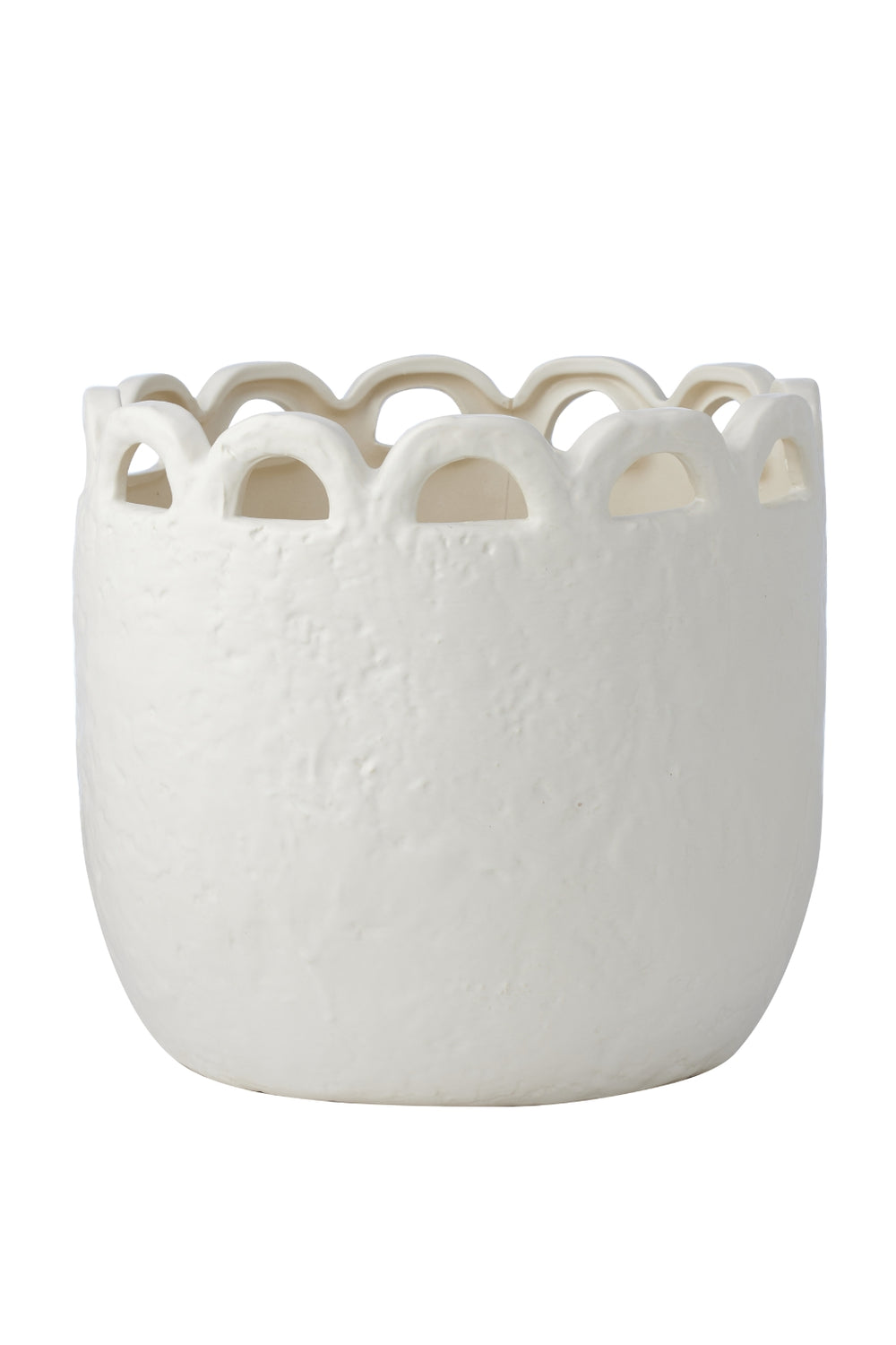 Arco Scalloped Planter - Large