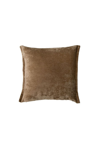 Velvet Cushion - Truffle
