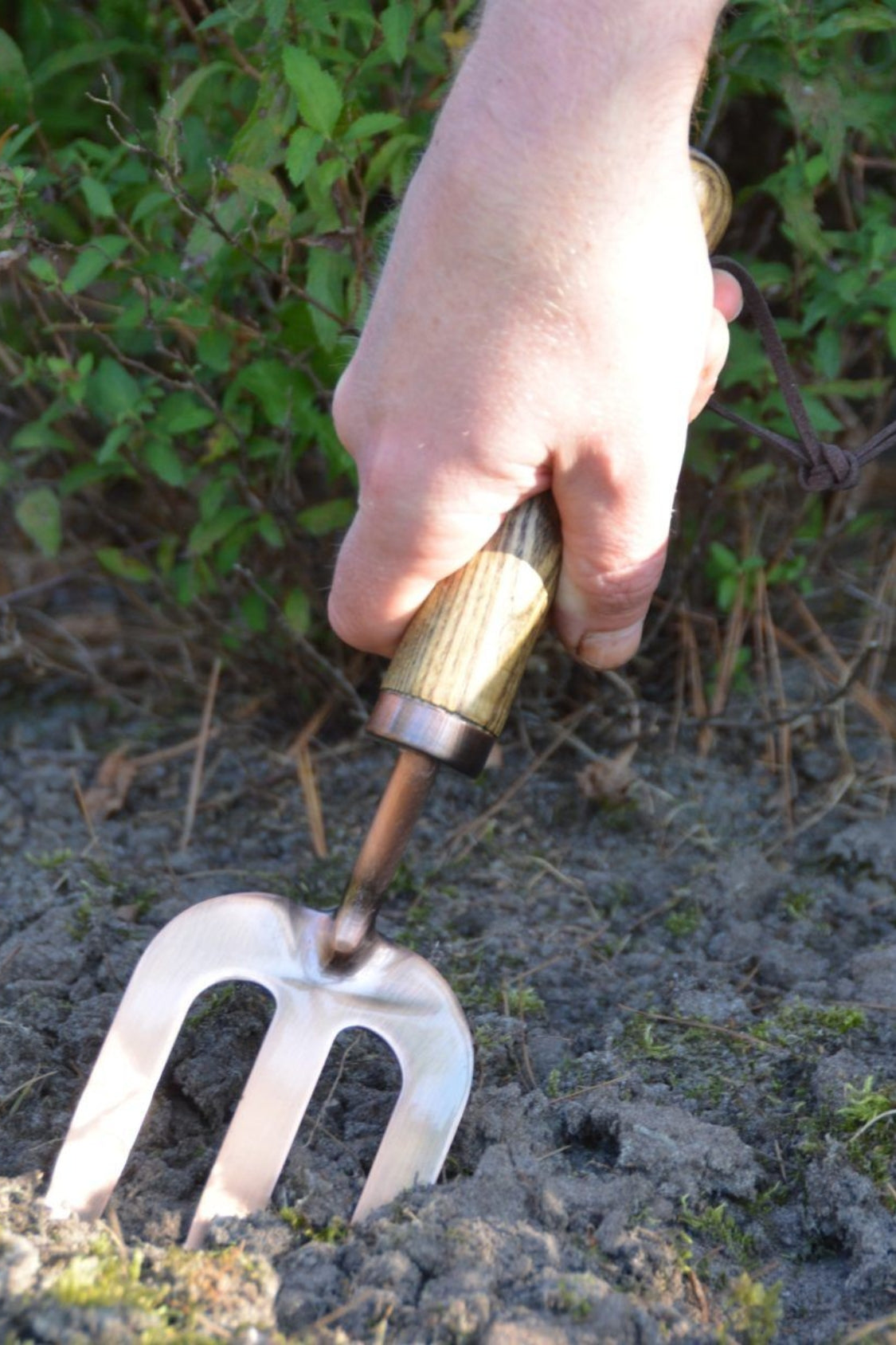 Short Copper Rake Fork - Magpie Style